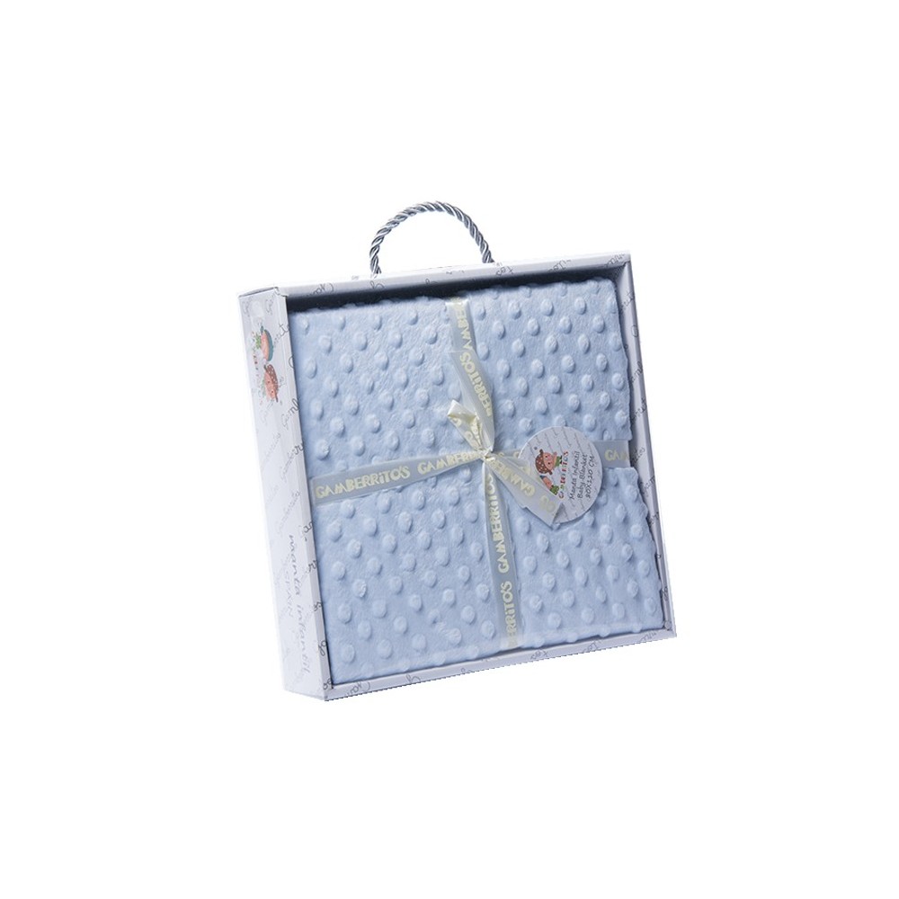 Manta infantil suave con relieve Gamberritos