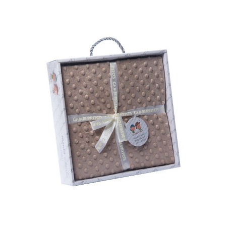 Manta infantil suave con relieve Gamberritos