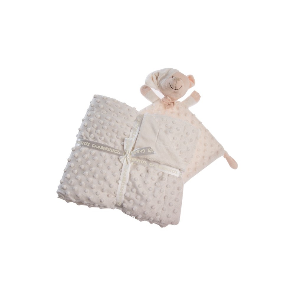 Set manta minky y dou dou bebé Gamberritos